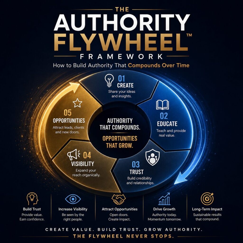 How to Build Authority Online: The Authority Flywheel™ Framework.